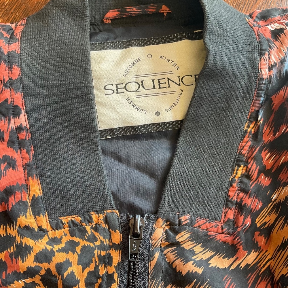 Jacket  by  SEQUENCE .. RETRO  SIZING in pics - Picture 2 of 11